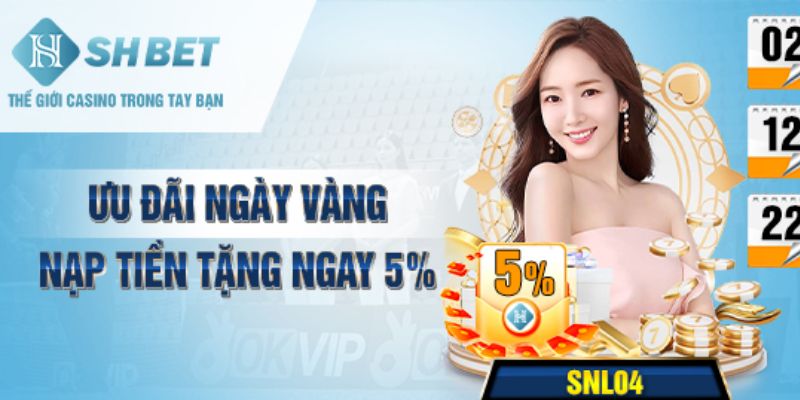 Mã SNL4 là một khuyến mãi Shbet đặc biệt dành cho tất cả hội viên