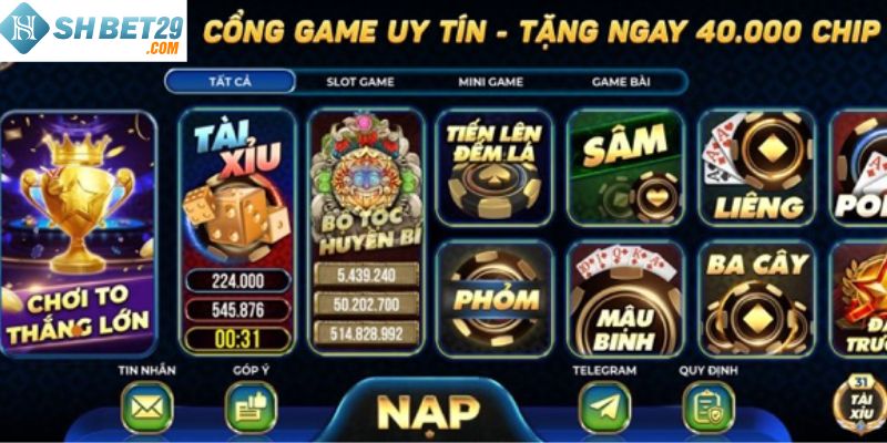 Những tựa game Vip Club nổi bật tại Shbet